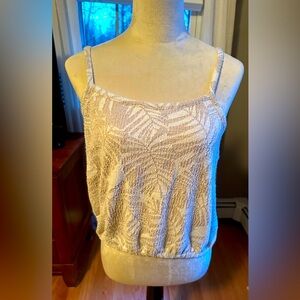 Loft cotton textured camisole.